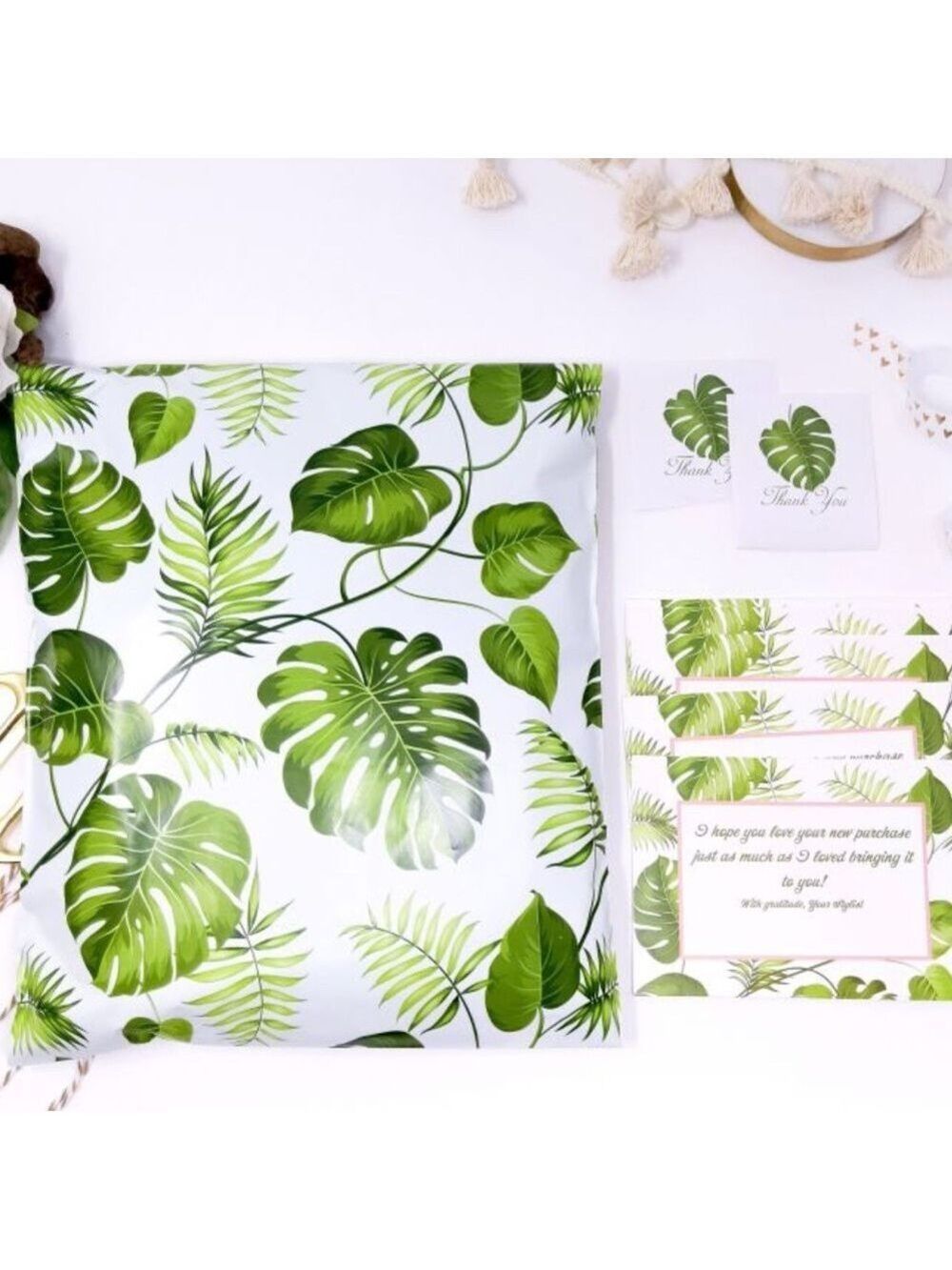 60 2.5” Banana Leaves Stickers PRICE IS FIRM - Picture 5 of 6